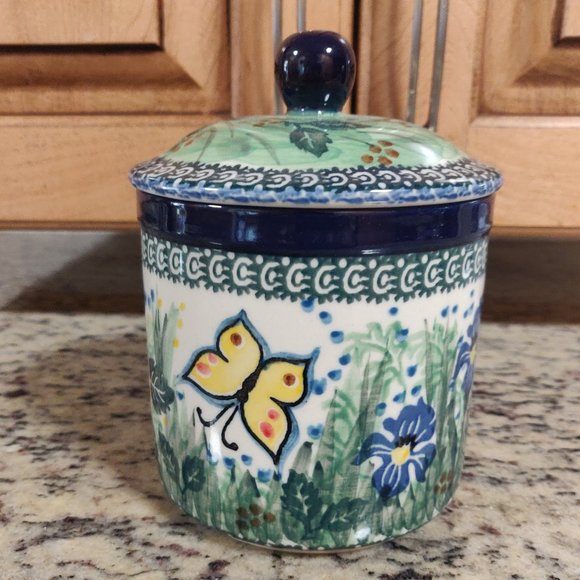Spring Garden UNIKAT 5" Jar With Lid - Picture 2 of 10